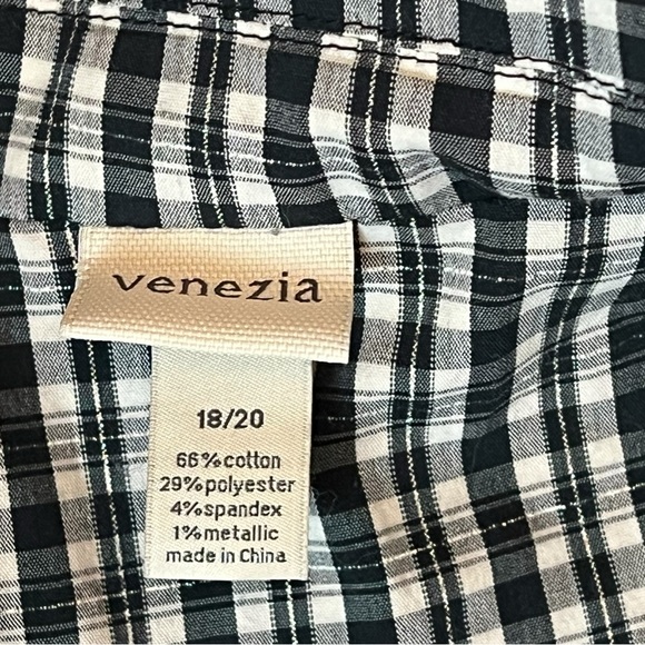 Y2K Venezia Plus Size Short Sleeve Lined Jacket/ Coat Blazer Sz 18/20 - Picture 8 of 10